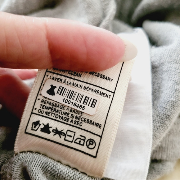 CUPCAKES AND CASHMERE Brentmoore open cardigan sweater in Heather grey - Picture 9 of 9